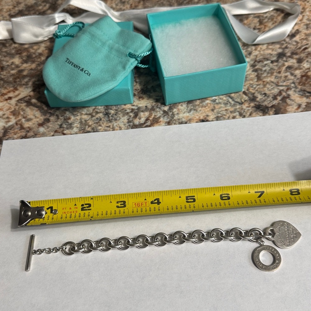 Sterling Silver Toggle Bracelet - image 5